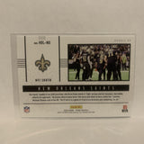HDL-NO New Orleans Saints Huddle Up 2020 Score Football Card LQ