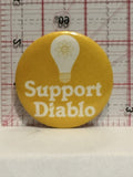 Support Diablo  Button Pinback