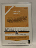 #165 Javier Baez Chicago Cubs 2019 Donruss Baseball Card