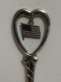 USA American Flag Souvenir Spoon