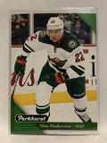 #118 Nino Niederreiter Minnesota Wild 2017-18 Parkhurst Hockey Card