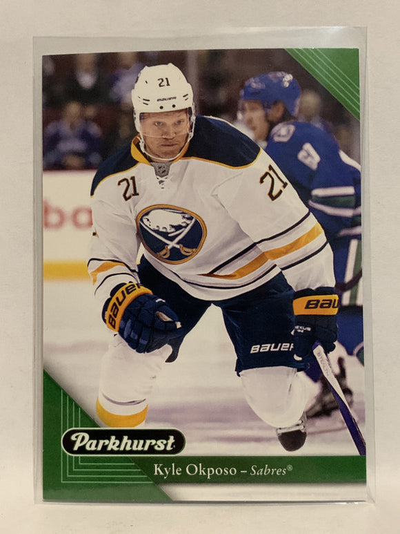 #29 Kyle Okposo Buffalo Sabres 2017-18 Parkhurst Hockey Card