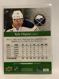 #29 Kyle Okposo Buffalo Sabres 2017-18 Parkhurst Hockey Card
