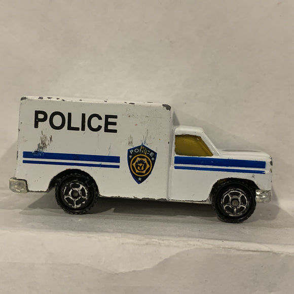 White Police Utility Truck Unbranded AM