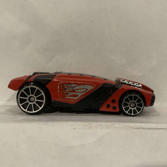 Red Mcdonalds Racer ©2007 Hot Wheels Diecast Car GH
