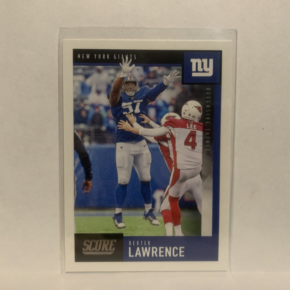 #181 Dexter Lawernce New York Giants 2020 Score Football Card LQ