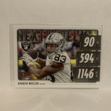 NLS-DW Darren Waller Next Level Stats Las Vegas Raiders 2020 Score Football Card LQ