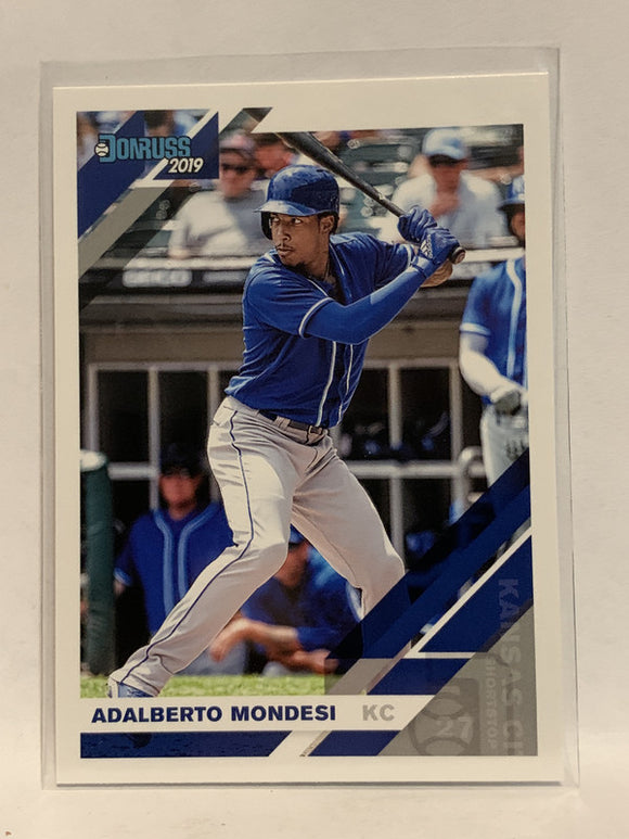 #106 Adalberto Mondesi Kansas City Royals 2019 Donruss Baseball Card