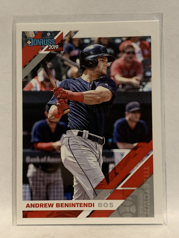 #76 Andrew Benintendi Boston Red Sox 2019 Donruss Baseball Card