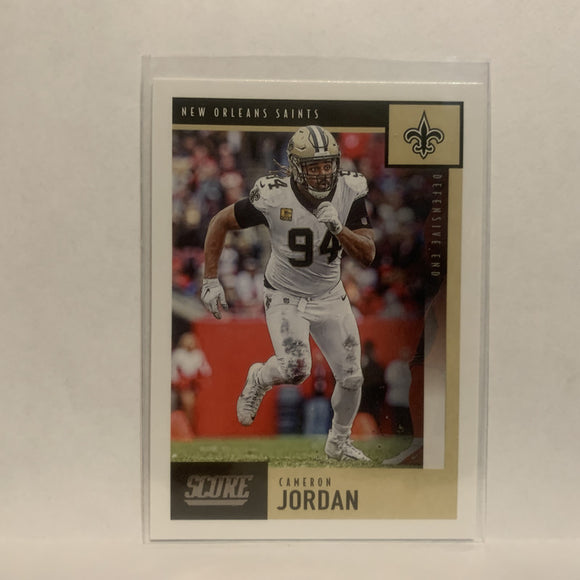 #272 Cameron Jordan New Orleans Saints 2020 Score Football Card LR