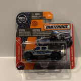 Grey Police Ford f-350 Superduty 4/30 MBX Rescue 2017 54/125 FHJ47 Matchbox  Short Card