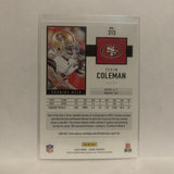 #313 Tevin Coleman San Francisco 49ers 2020 Score Football Card LR
