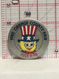 1982 Orange County Fair July Button Pinback