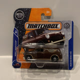 Brown Austin Mini Van 8/20 MBX Service 2017 27/125 FHJ86 Matchbox  Short Card