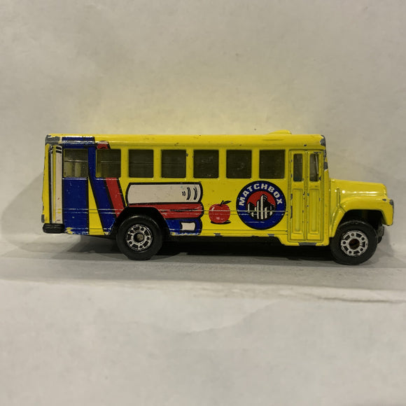 Yellow School Bus ©1985  Matchbox Diecast Car GH