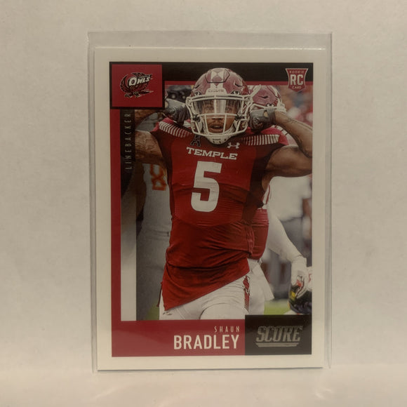 #373 Shaun Bradley Rookie Temple Owls 2020 Score Football Card LR