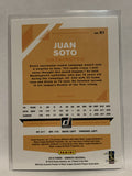 #61 Juan Soto Washington Nationals 2019 Donruss Baseball Card