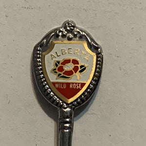 Alberta Wild Rose Collectable Souvenir Spoon BI