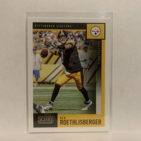 #77 Ben Roethlisberger Pittsburgh Steelers 2020 Score Football Card LR