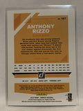 #187 Anthony Rizzo 95/484 Career Stats Chicago Cubs 2019 Donruss Baseball Card