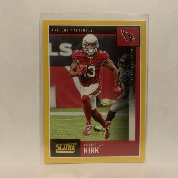 #289 Christian Kirk Gold Arizona Cardinals 2020 Score Football Card LR