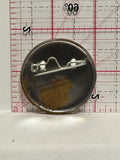 Grandparents Ringette Too Button Pinback