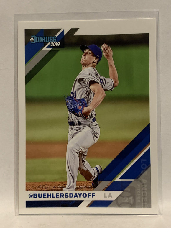 #133 Walker Buchler Los Angeles Dodgers 2019 Donruss Baseball Card