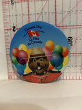 Canada Day July 1st Beaver Mountie RCMP Balloons Button Pinback