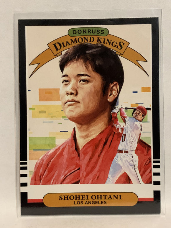 #14 Shohei Ohanti Diamond Kings Los Angeles Angels 2019 Donruss Baseball Card