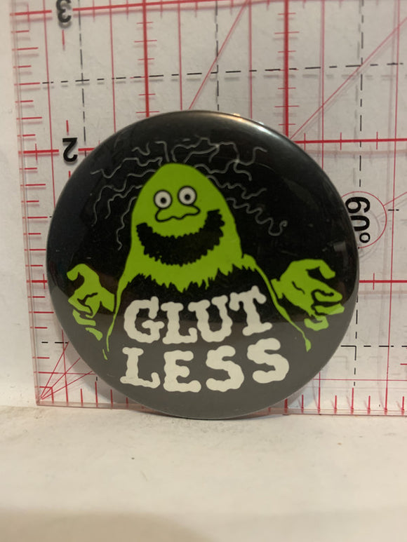 Glut Less Halloween Button Pinback