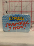 Western Express I Scratched I Won Button Pinback