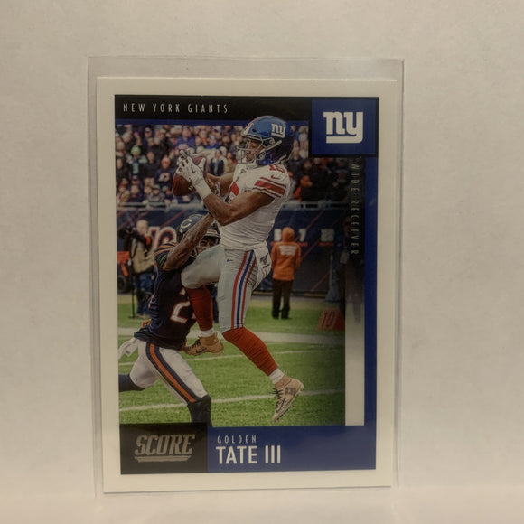 #175 Golden Tate II New York Giants 2020 Score Football Card LS
