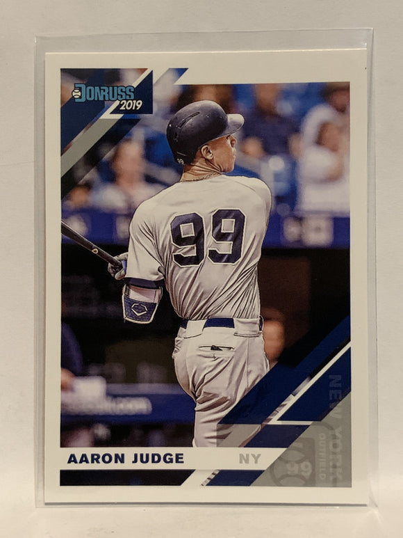 #121 Aaron Judge New York Yankees 2019 Donruss Baseball Card