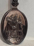 Christmas Noel 1984 Candle Three Wise Men Silverplated  Souvenir Spoon