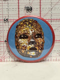 Bejewelled Face Mask Button Pinback