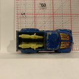 Blue Ford Pick Up Motorcycles ©1973 Hot Wheels Diecast Car GH