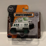 White MOA Arctic Exploration Arctic Thunder 8/20 MBX Off Road 95/125 FHJ72 Matchbox  Short Card