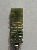 Vallarta Mexico Green Idol Calender Alpaca  Souvenir Spoon