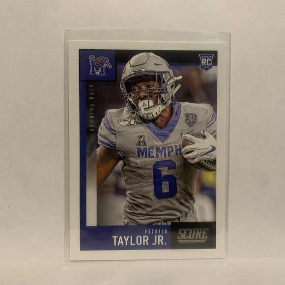 #390 Patrick Taylor Jr. Rookie Memphis  2020 Score Football Card LS