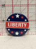 Liberty Stars Button Pinback