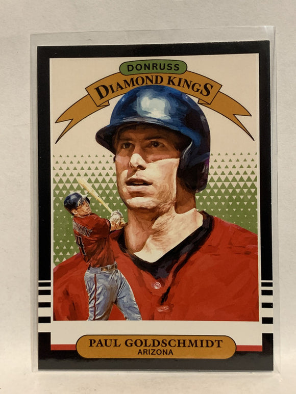 #28 Paul Goldschmidt Diamond Kings Arizona Diamondbacks 2019 Donruss Baseball Card