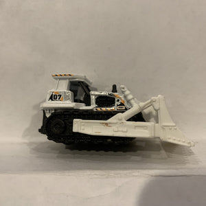 White Ground Breaker Bulldozer ©2006 2013 Matchbox Diecast Car GI