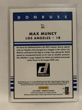 #211 Max Muncy Black Los Angeles Dodgers 2019 Donruss Baseball Card