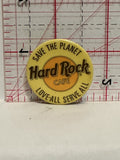 Hard Rock Café Save the Day Love All Serve All Button Pinback