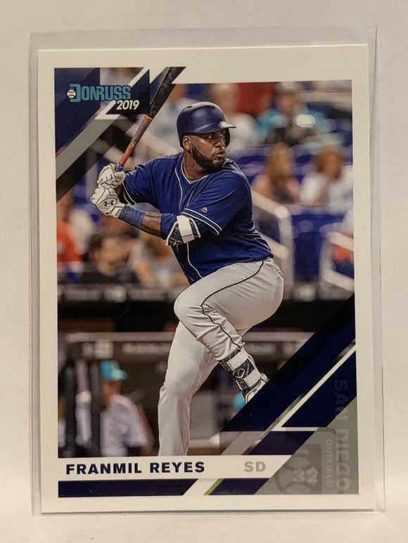 #111 Franmil Reyes San Diego Padres 2019 Donruss Baseball Card