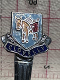 Clovelly Donkey Burro England  Souvenir Spoon