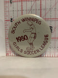 South Winnipeg 1980 Girls Soccer League Button Pinback