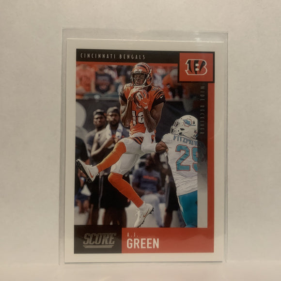 #53 A.J. Green Cincinnati Bengals 2020 Score Football Card LS