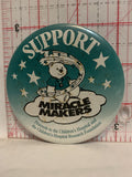 Support Miracle Makers Teddy Bear Childrens Hospital Button Pinback