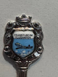 Frankfurt M Flughafen Airplane  Souvenir Spoon